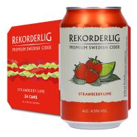 Rekorderlig Cider Strawberry Lime 4,5% 24 x 330ml