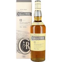 Cragganmore 12 YO Single Malt Whisky 40%  0.7L